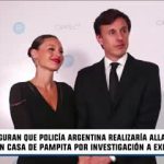 Policía argentina allanaría casa de Pampita