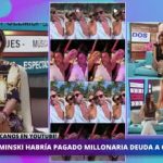 Carla y Kaminski enfrentados por deuda millonaria