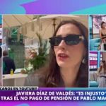 "Es injusto”: Javiera Díaz de Valdés por deuda de pensión de Pablo Mackenna