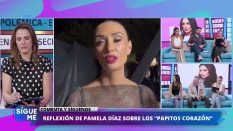 Pamela Díaz se refiere a los “papitos corazón”