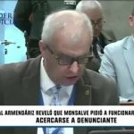 ¡Revelan dichos de Monsalve! "No me acuerdo de nada"