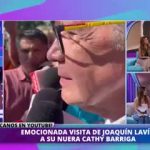 La emocionada visita de Joaquín Lavín a Cathy Barriga