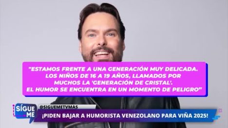 ¿Crónica de una muerte anunciada? Piden bajar de Viña a humorista venezolano