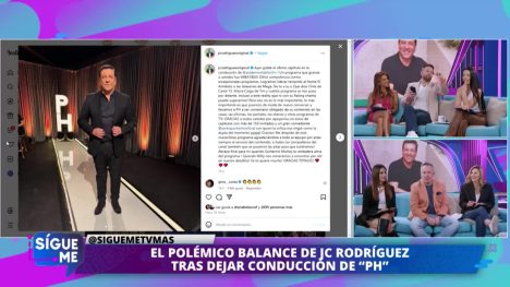 “RATING CHANTA” Julio César se despide de PH y arremete contra la competencia