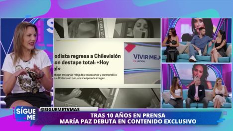 “Me gustó más SER la noticia”: María Paz Arancibia DEBUTA en Sígueme