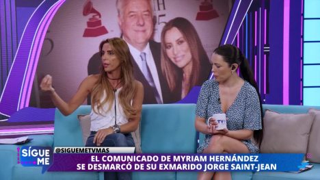 Myriam marca distancia con su ex marido