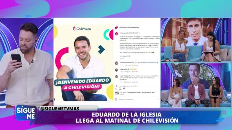 ¡CONFIRMADO! Eduardo De La Iglesia acompañará a JC en matinal de CHV