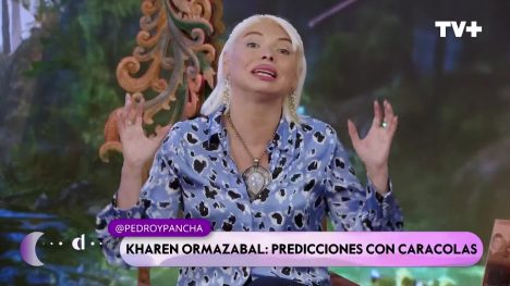 Kharen Ormazábal predijo el apagón en su lectura de caracolas