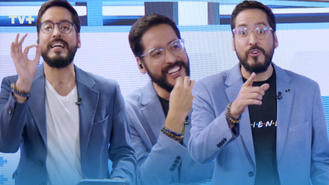 Matías Burboa se luce en TV+ Informa