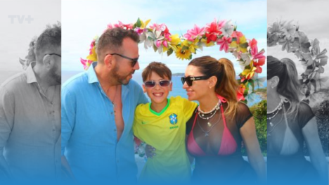 Vacaciones familiares en Brasil: Camila, Kaminski y su hijo