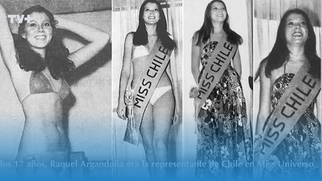 Raquel Argandoña Miss Chile a los 17 años