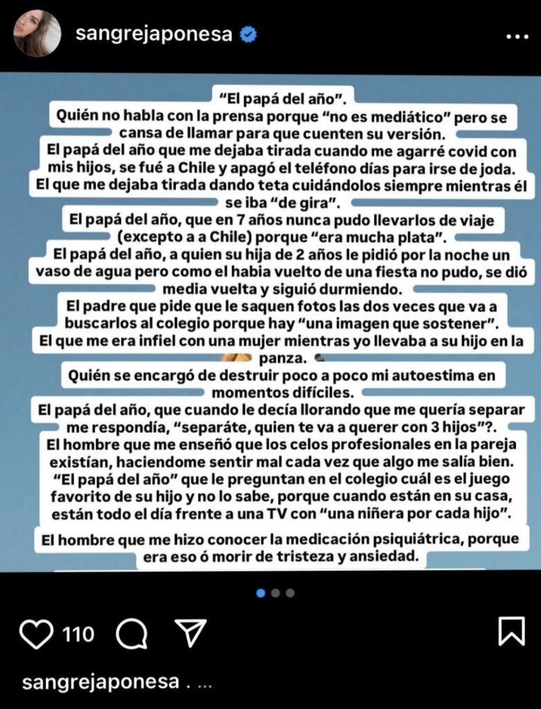 Post China Suárez