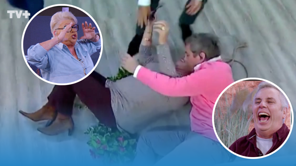 Revivimos la icónica caída de Paty Maldonado en Mucho Gusto