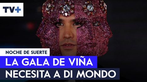 Di Mondo quedó con el vestido listo para la gala