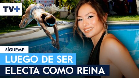 Skar Labra hizo el famoso y tradicional piscinazo en Viña 2026