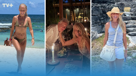Cecilia Bolocco deslumbra en bikini durante románticas vacaciones en Tulum