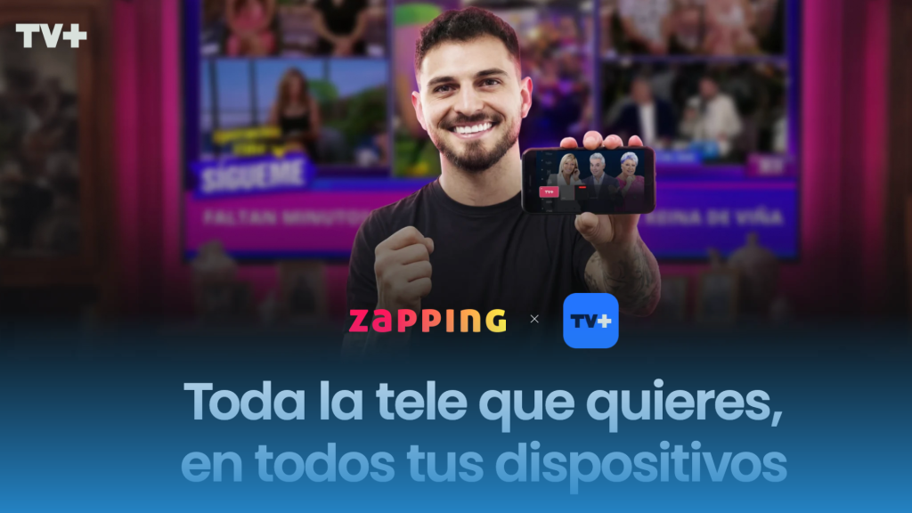 Zapping y TV+ anuncian alianza con promoción especial de un 50% de descuento en todos sus planes