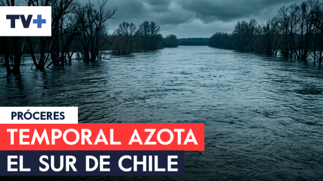 Hasta 200 milímetros de lluvia: Temporal azota el sur de Chile