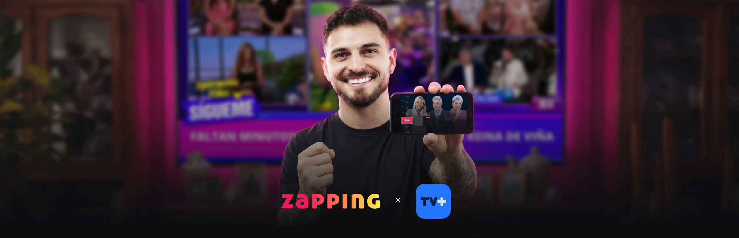 Zapping y TV+ anuncian alianza con promoción especial de un 50% de descuento en todos sus planes