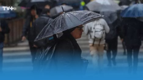 Lluvia en Santiago agosto 