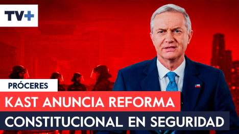 José Antonio Kast anuncia reforma constitucional en seguridad