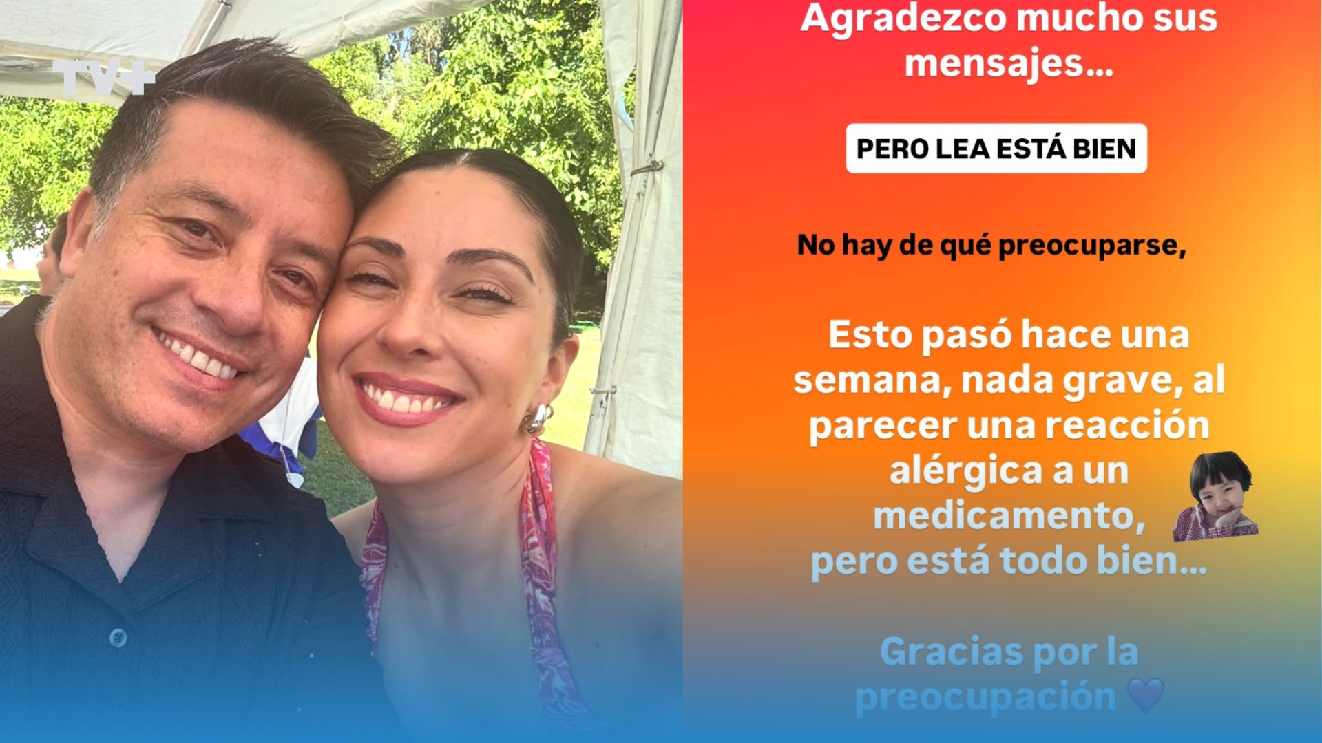 Esposa de Leandro Martínez aclara salud