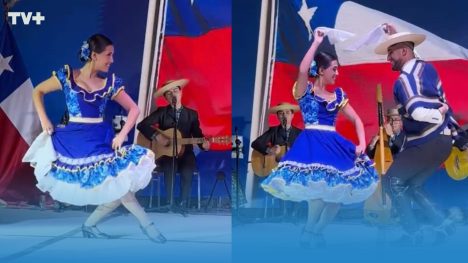 Alcaldesa Macarena Ripamonti generó opinión unánime con primer pie de cueca en Viña del Mar