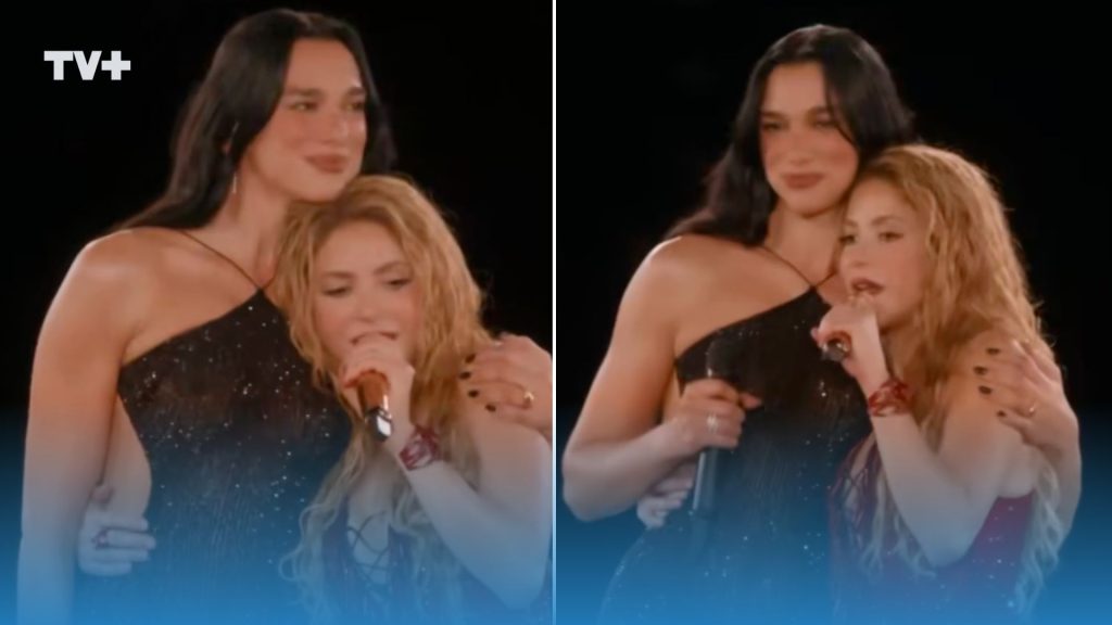 ¡Dos reinas! Dua Lipa y Shakira se unen en Madrid para interpretar “Antología”
