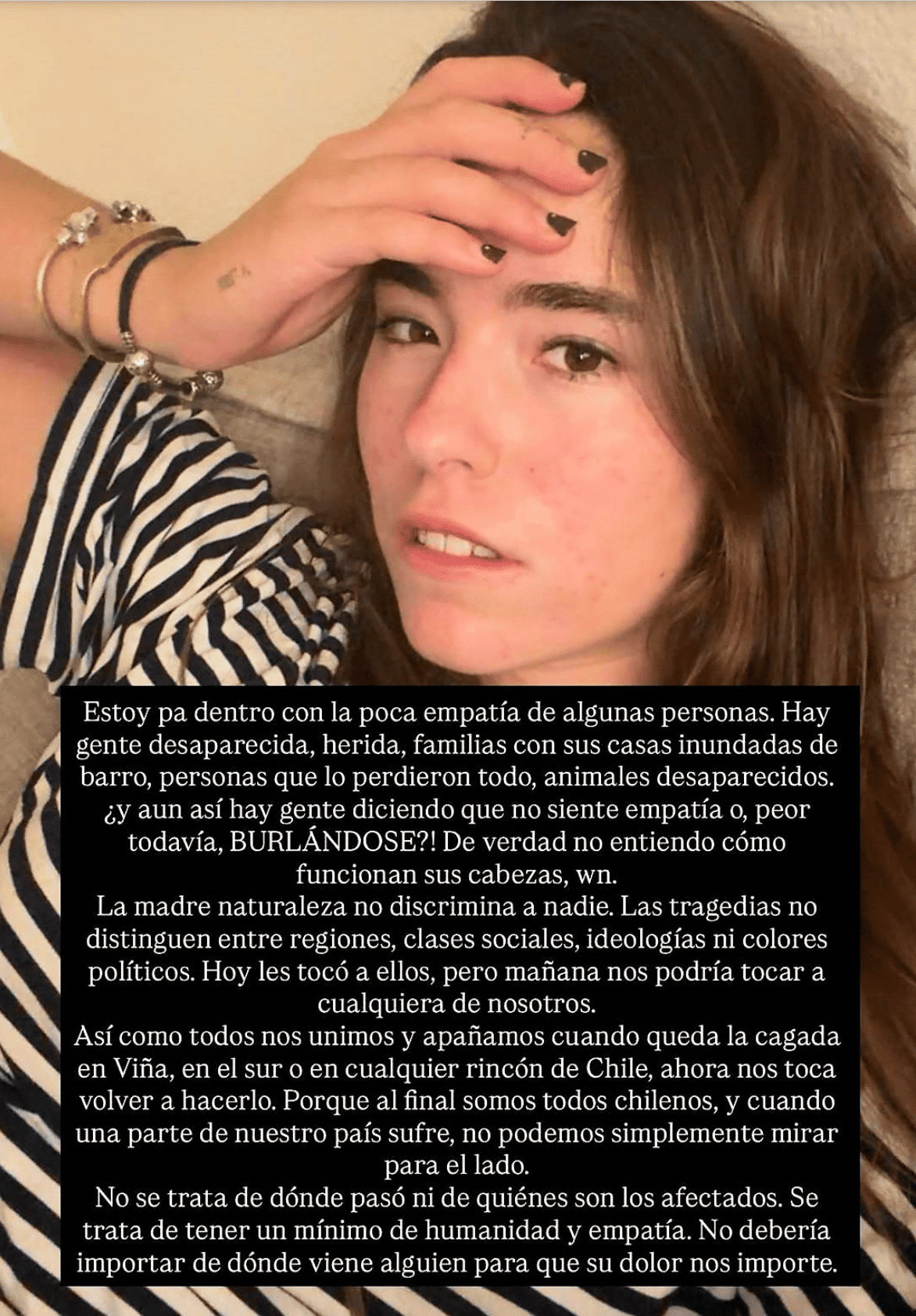 Hija de Jorge Zabaleta