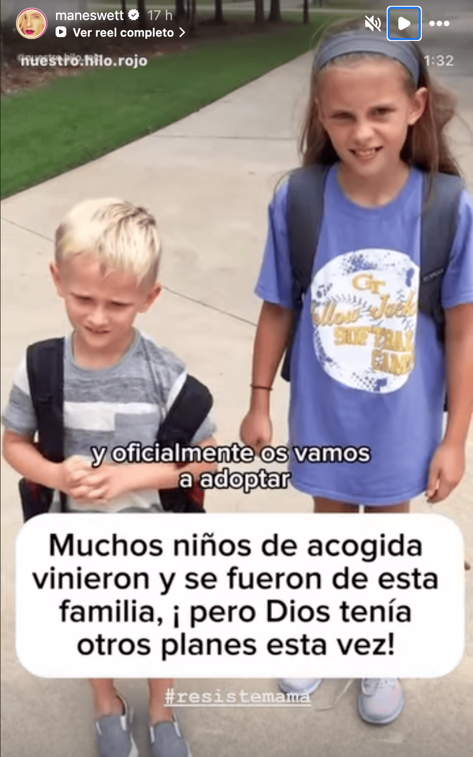 Mane Swett mensaje en medio de incertidumbre