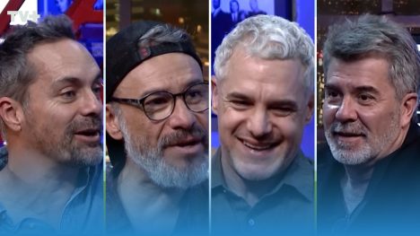 TV+ celebra el estreno de "50 y qué": Ricardo Fernández, César Sepúlveda y Rodrigo Soto se confiesan con Pollo Valdivia